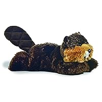 Aurora® Adorable Mini Flopsie™ Builder™ Stuffed Animal - Playful Ease - Timeless Companions - Brown 8 Inches