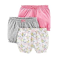 Simple Joys by Carter's Baby Girls' Bloomer Shorts, Pack of 3