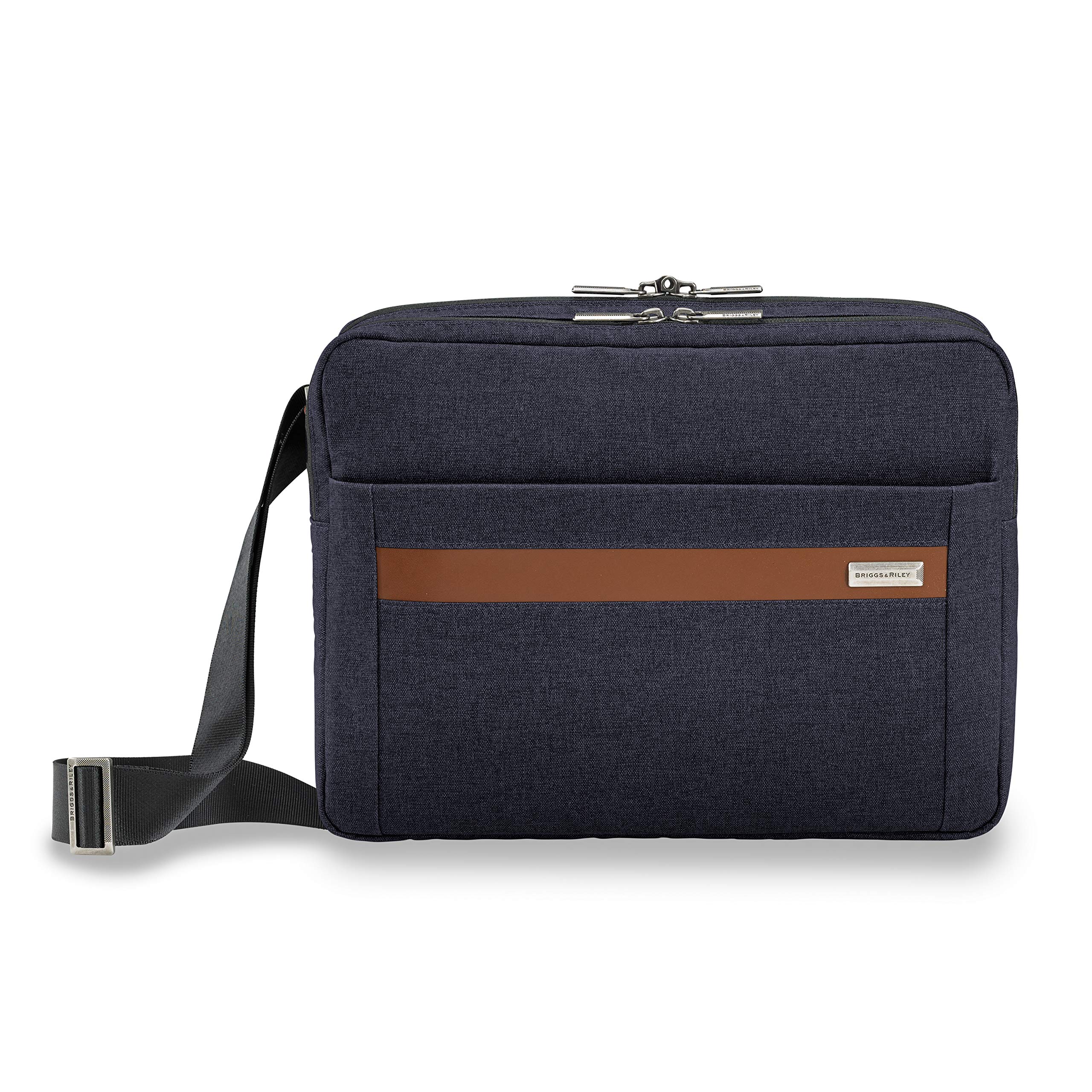 Briggs & Riley Kinzie Street-Micro Messenger Laptop Bag, Navy, One Size