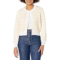 KENDALL + KYLIE Women's Cropped Gingham Cardi