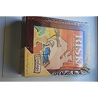 Risk ~ Parker Brothers Vintage Game Collection Wooden Book Box