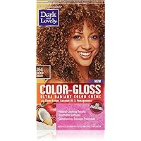 Dark and Lovely Color-Gloss Ultra Radiant Color Crème, Golden Brown