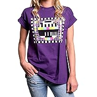 Nerdy Gifts for her T-Shirt Oversized - Test Pattern - Plus Size Top