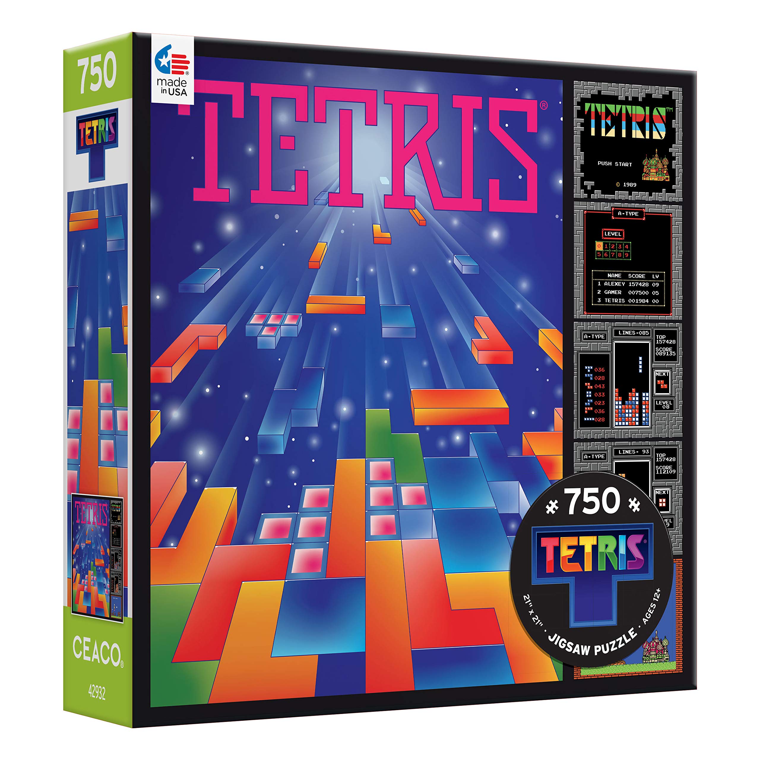 Ceaco - Tetris - Gaming Poster - 750 Piece Jigsaw Puzzle