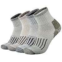 ONKE Merino Wool Low Cut Quarter Socks for Men Outdoor Trail Running Hiking Hiker All Season with Moisture Wicking Control