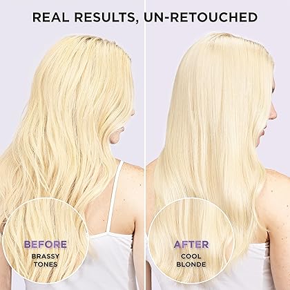 L’Oreal Paris EverPure Sulfate Free Brass Toning Purple Shampoo and Conditioner Set for Blonde, Bleached, Silver, or Brown Highlighted Hair, 1 Kit
