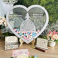 Personalized Quinceanera Guest Book Alternative Ideas - Quinceanera Heart Guest Book Alternative - Custom Wooden Hearts Alternative Guest Book Birthday Welcome For Quince Sign For Party Entrance