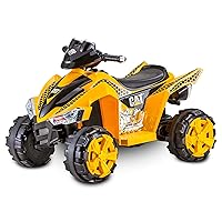 Kid Trax Caterpillar ATV Toddler Ride On Toy, 6 Volt Battery, 3-5 Years, Max Rider Weight of 60 lbs, Single Rider, CAT ATV