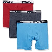 Nautica Men's Classic Cotton 3-Pack Boxer Briefs