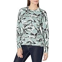 Tommy Hilfiger Women's Round Neck Casual Camo Sweater