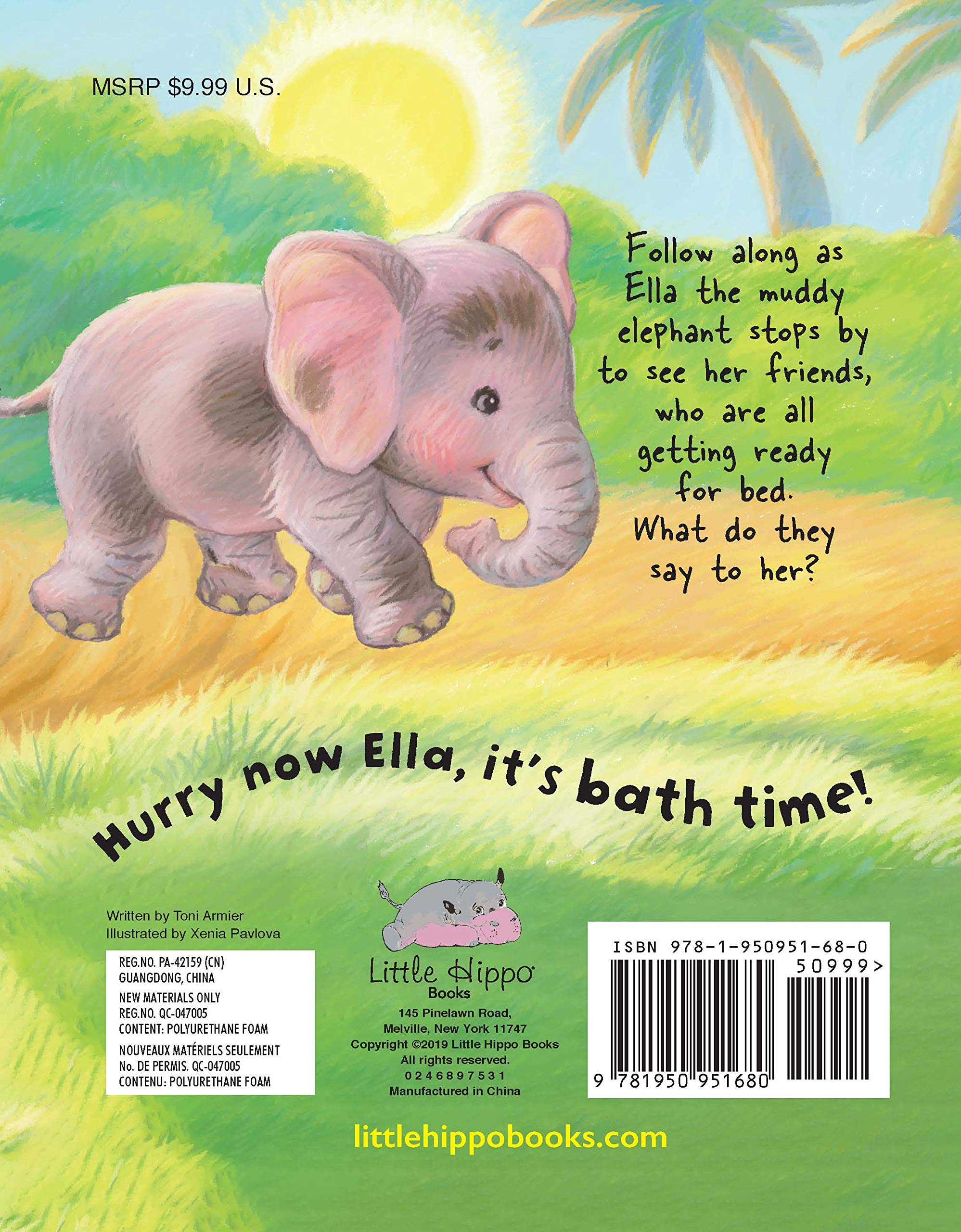 It's Bath Time - Children's Padded Board Book - Bedtime Story