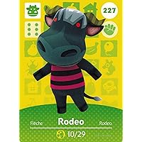 Nintendo Animal Crossing Happy Home Designer Amiibo Card Rodeo 227/300 USA Version