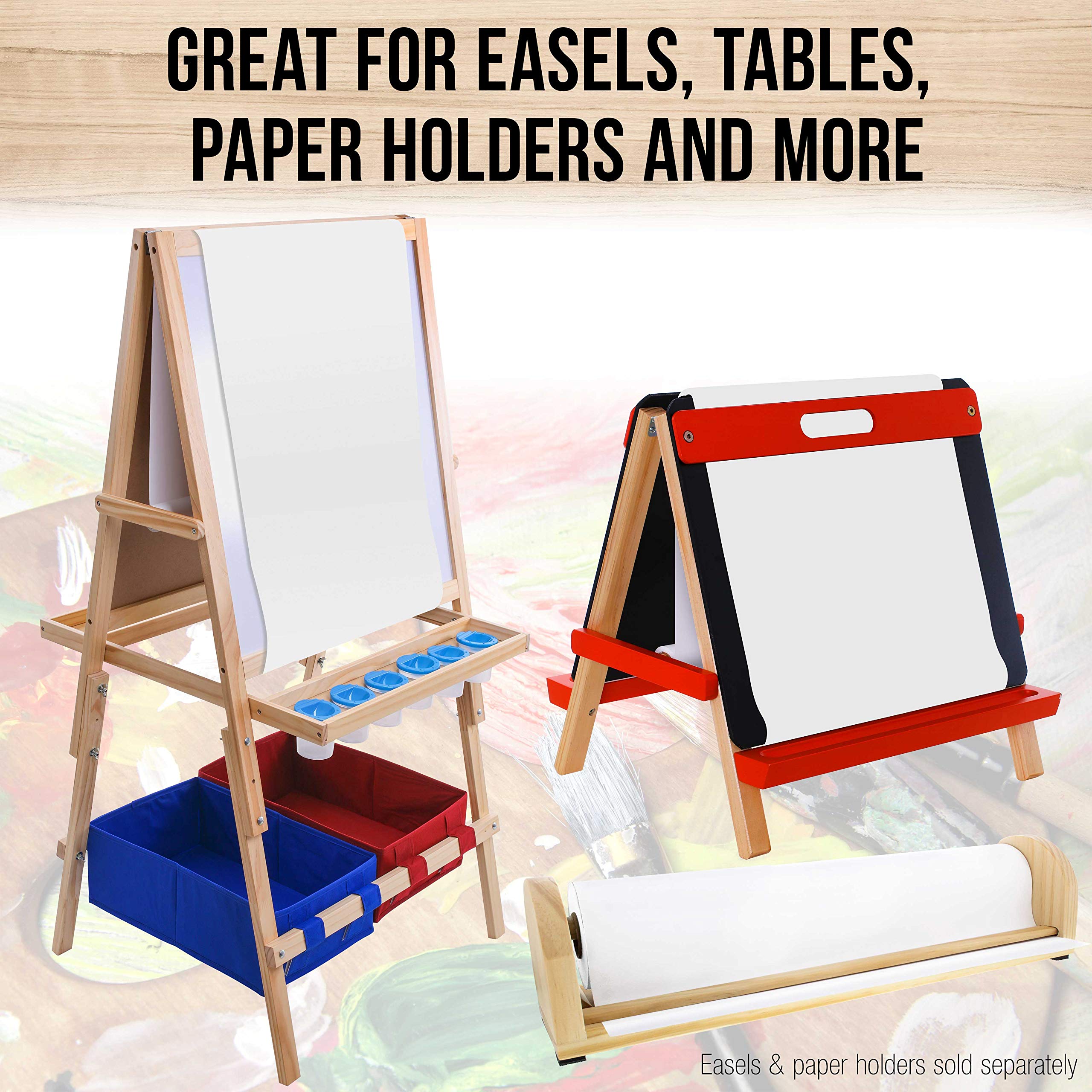 U.S. Art Supply Children's Kids Easel Arts and Crafts Paper Rolls 18