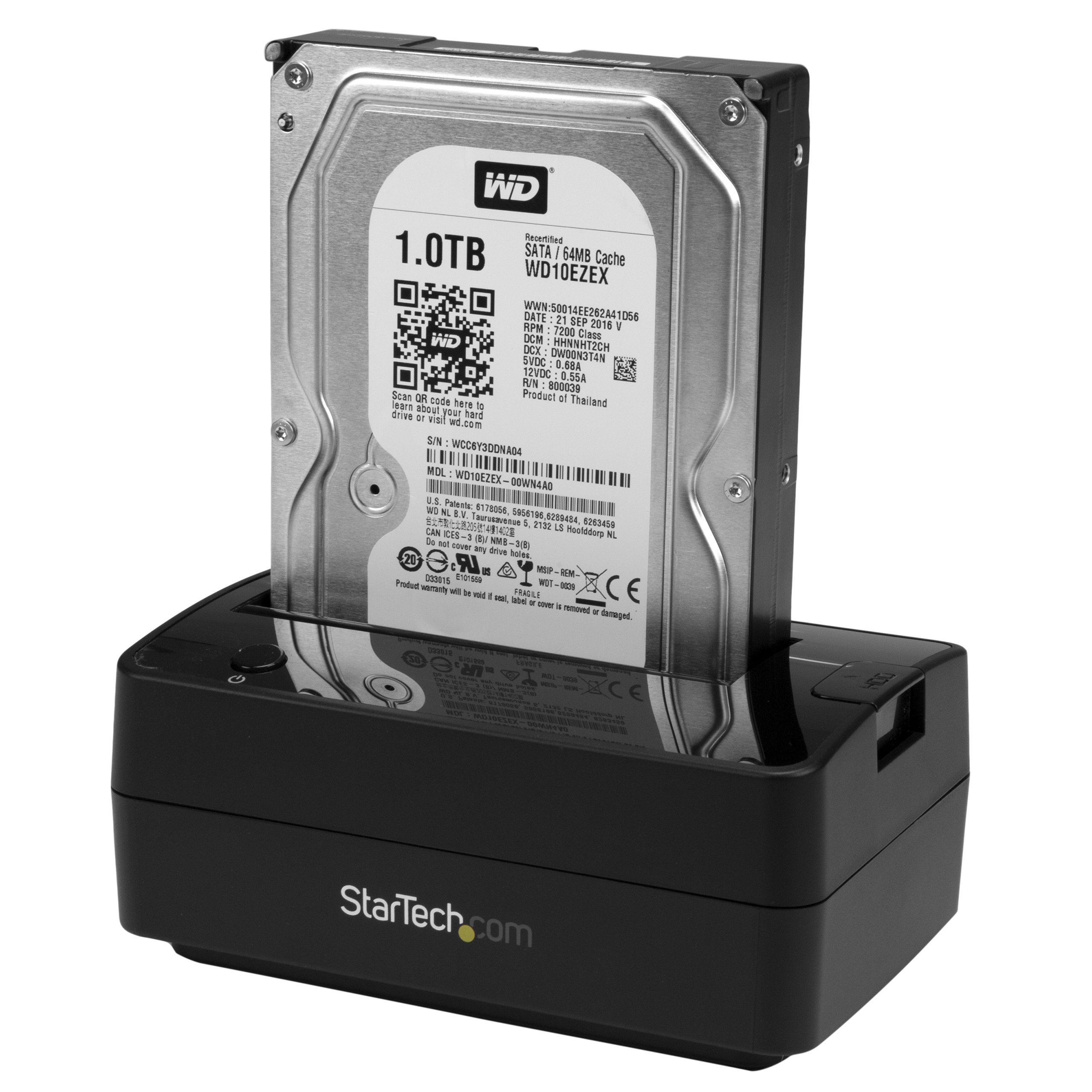 StarTech.com Single Bay USB 3.1 / eSATA to SATA Hard Drive Docking Station, USB 3.1 (10 Gbps) Hard Drive Dock, External 2.5/3.5