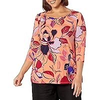 Avenue Women's Plus Size Top Elodie Eyelet