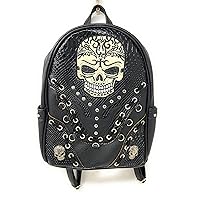 Texas West Western Sugar Skull Concealed Carry Backpack With adjustable straps in 4 colors (Black)