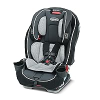 Graco Slimfit 3 in 1 Car Seat | Slim & Comfy Design Saves Space in Your Back Seat, Darcie