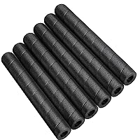 6 Pcs Pipe Insulation Foam Tube - 15.7 Inches Black Foam Pipe Covers - Multi-Purpose Soft Foam Tubing for Outdoor Indoor Swimming Pool Handle Water Pipe