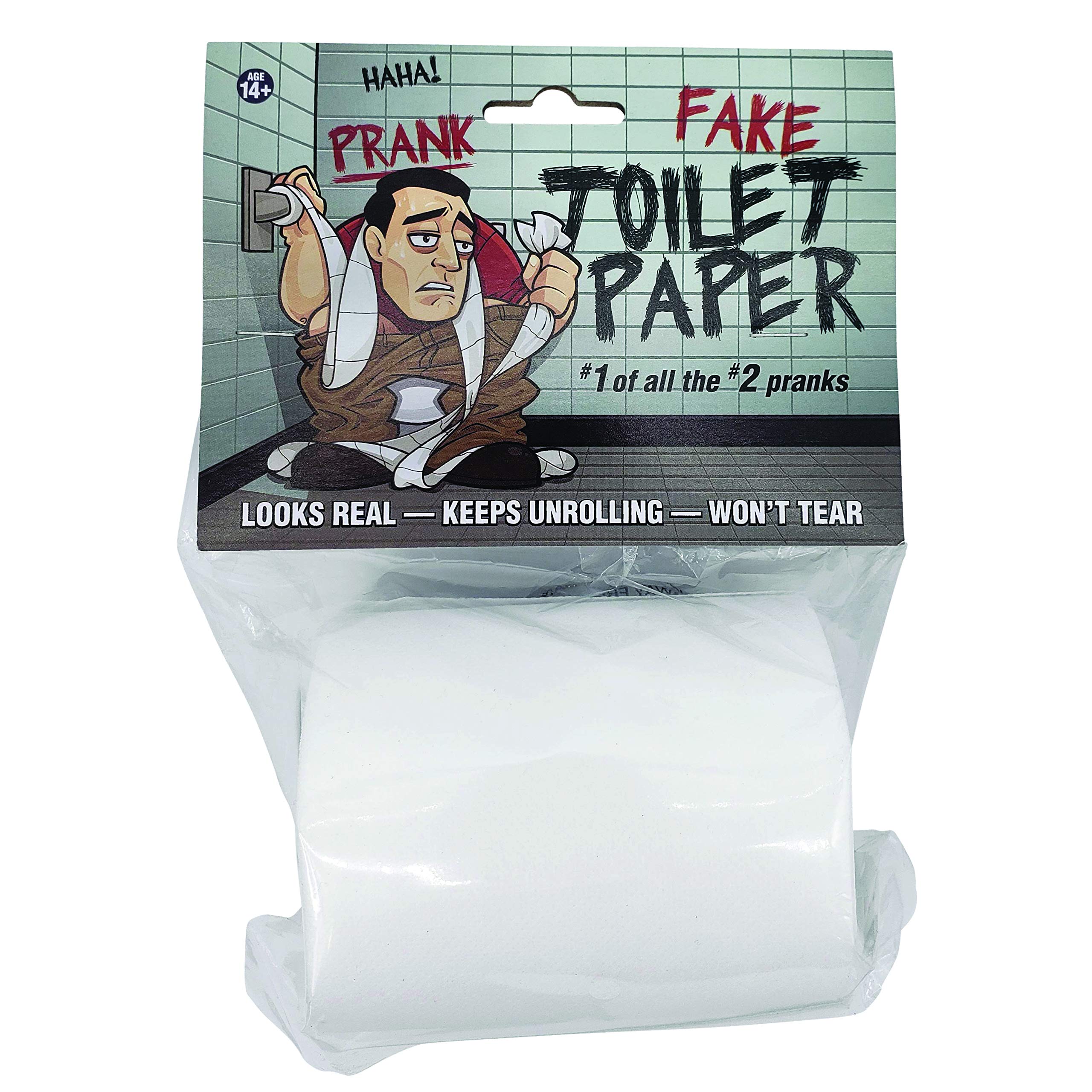 Mua 'No Tear' Funny Prank Toilet Paper - Impossible to Rip -Fake Novelty  Stuff for Adults and Kids - Gag Non Rip Paper - Hilarious and Shocking Joke  that will have your