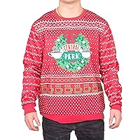 Ripple Junction Friends Central Perk Wreath Ugly Christmas Sweater