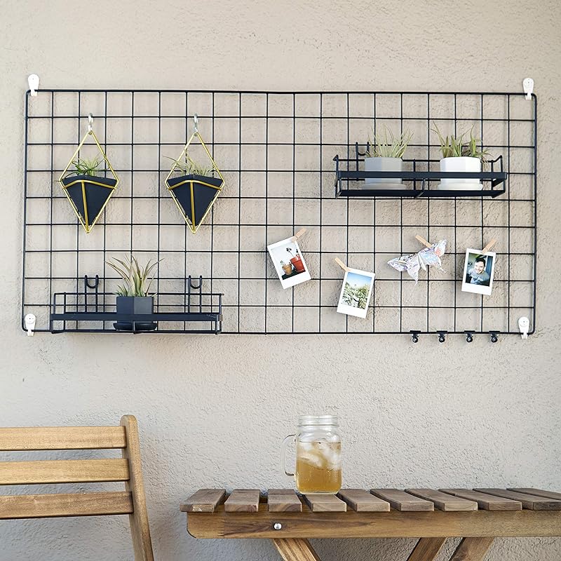 Mua Wire Hanging Wall Grid - Black - Home Decor - Office Storage ...