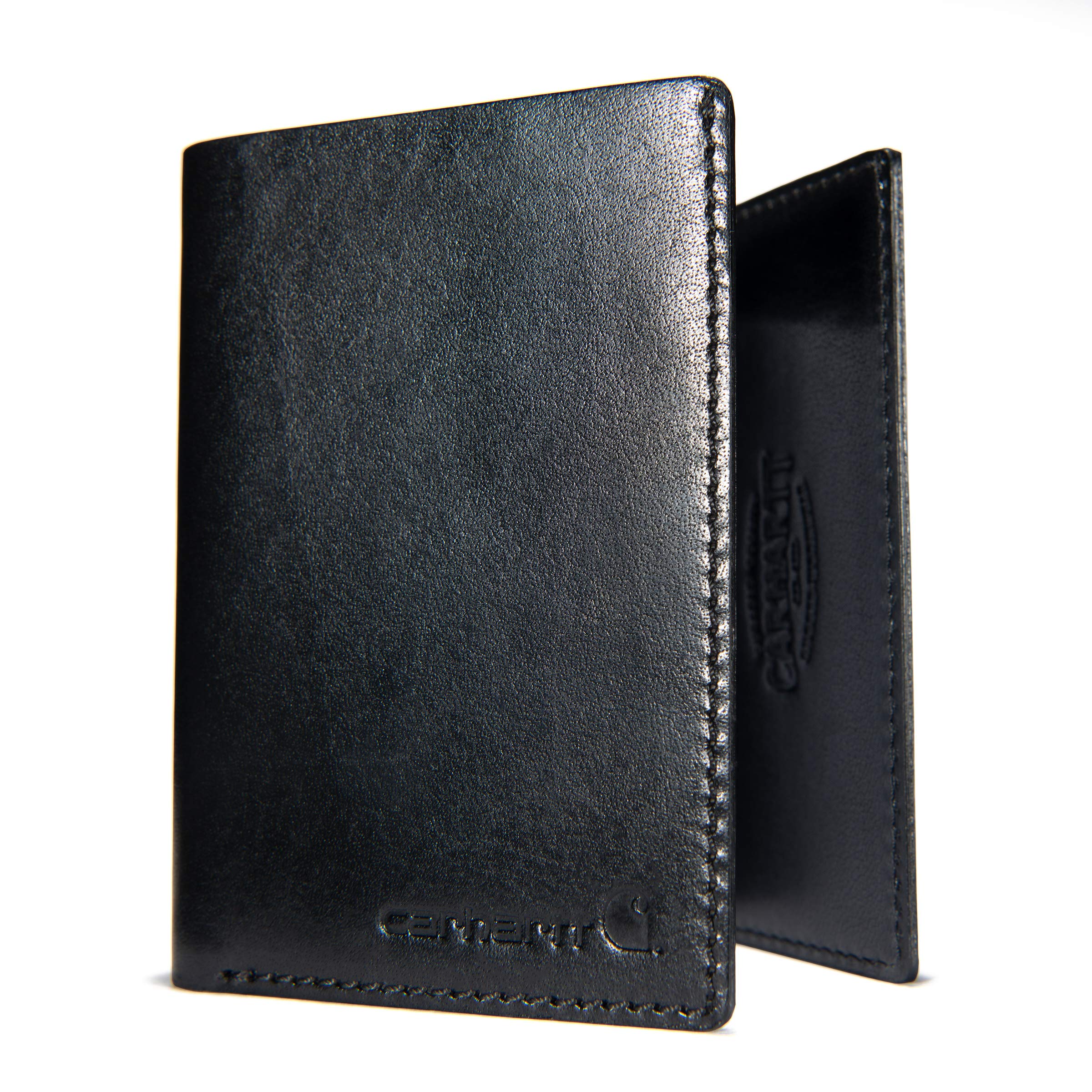Carhartt Men's Trifold, Durable Wallets, Available in Leather and Canvas Styles