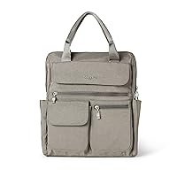 Baggallini womens Modern Everywhere Laptop Backpack, Sterling Shimmer, One Size US