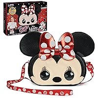 Purse Pets, Disney Minnie Mouse Officially Licensed Interactive Pet Toy & Kids Purse, 30+ Sounds & Reactions, Easter Basket Stuffers for Girls
