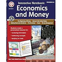 Economics And Money Interactive Notebook―Grades 5-8 Social Studies Workbook, History Lessons on The Beginning Of Money, Taxes, US Currency, Money Management, Homeschool or Classroom (64 pgs)