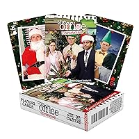 AQUARIUS The Office Christmas Playing Cards - Christmas Themed Deck of Cards for Your Favorite Card Games - Officially Licensed The Office TV Show Merch & Collectibles