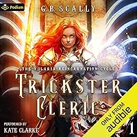 Trickster Cleric: An Isekai LitRPG: The Vularia Reincarnation Cycle, Book 1 Trickster Cleric: An Isekai LitRPG: The Vularia Reincarnation Cycle, Book 1 Audible Audiobook Kindle Paperback