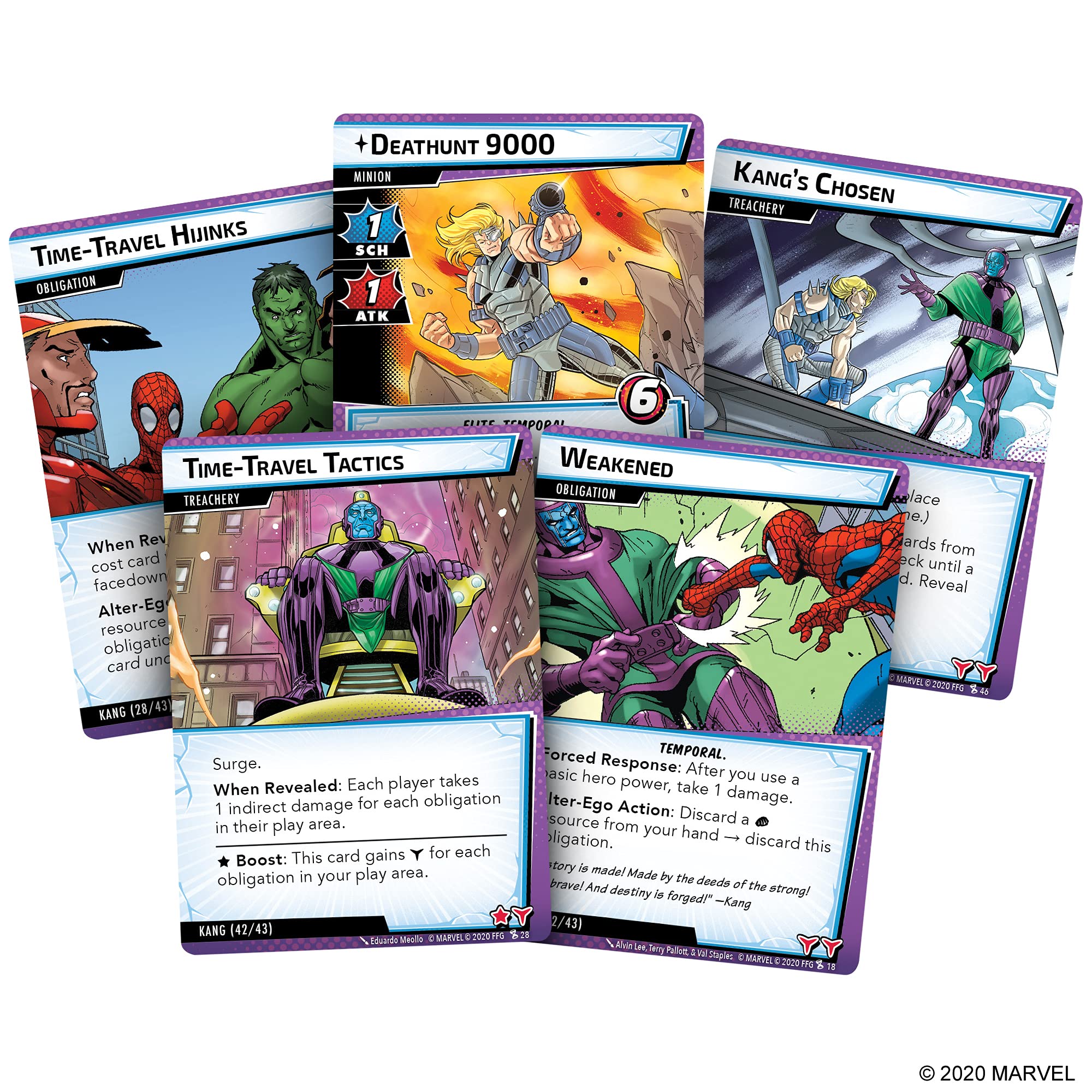 Marvel Champions The Card Game The Once and Future Kang SCENARIO PACK | Strategy Card Game for Adults and Teens | Ages 14+ | 1-4 Players | Average Playtime 45-90 Minutes | Made by Fantasy Flight Games