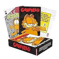 AQUARIUS Garfield Playing Cards - Garfield Themed Deck of Cards for Your Favorite Card Games - Officially Licensed Garfield Merchandise & Collectibles