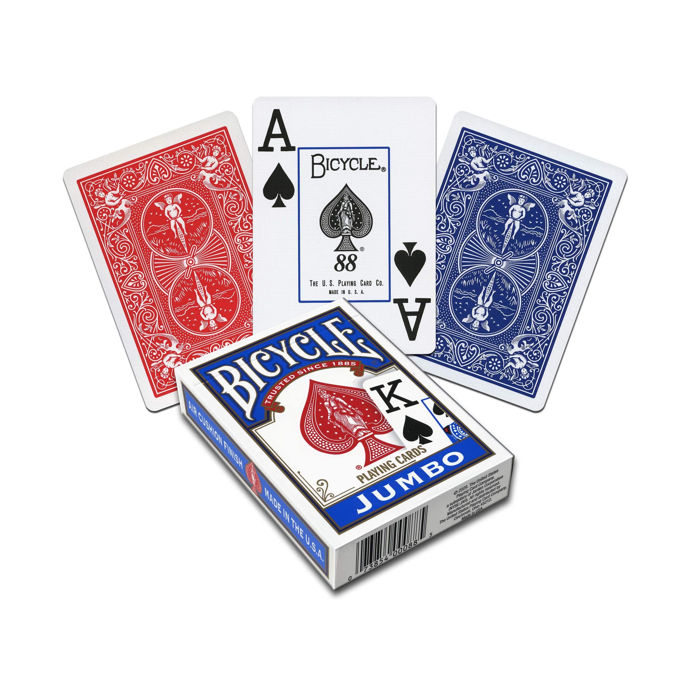 Springbok Bicycle Poker Size Jumbo Index Playing Cards (Colors May Vary)