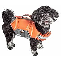 Dog Helios ® 'Tidal Guard' Multi-Point Strategically-Stitched Waterproof Dog Life Jacket - Floating Safety Vest or Pet Life Jacket for Dogs