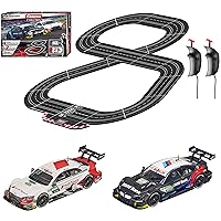 Carrera Evolution 20025239 DTM Forever Analog Electric 1:32 Scale Slot Car Racing Track Set - Includes Two 1:32 Scale Cars & Two Dual-Speed Controllers Ages 8+