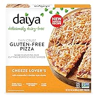 Daiya, Frozen, Dairy Free Cheeze Lover's Gluten Free Vegan Pizza, 15.7 Ounce