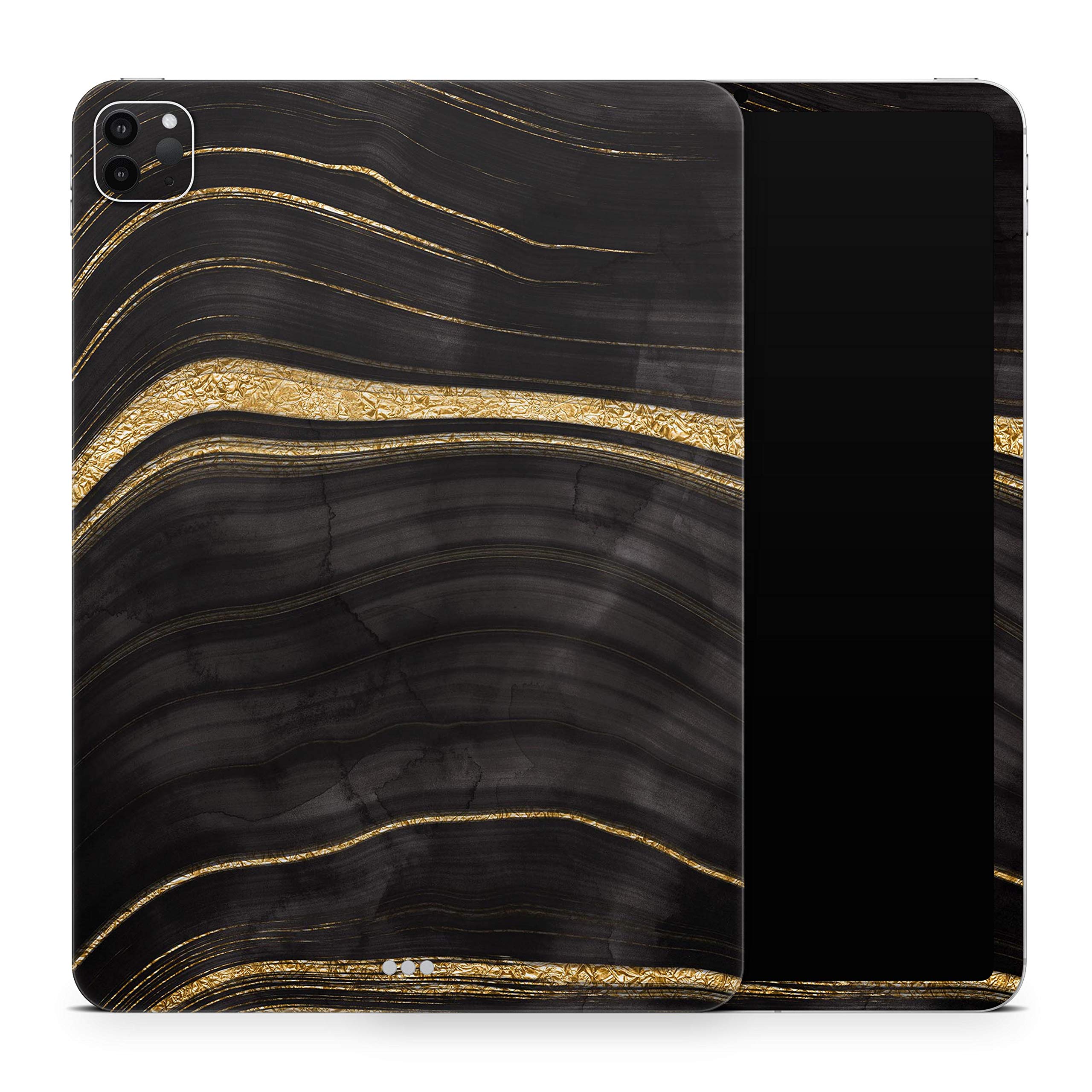 Design Skinz Vivid Agate Vein Slice Foiled V9 Full-Body Wrap Decal Protective Skin-Kit Compatible with Apple iPad 2 (A1395/A1396/A1397)