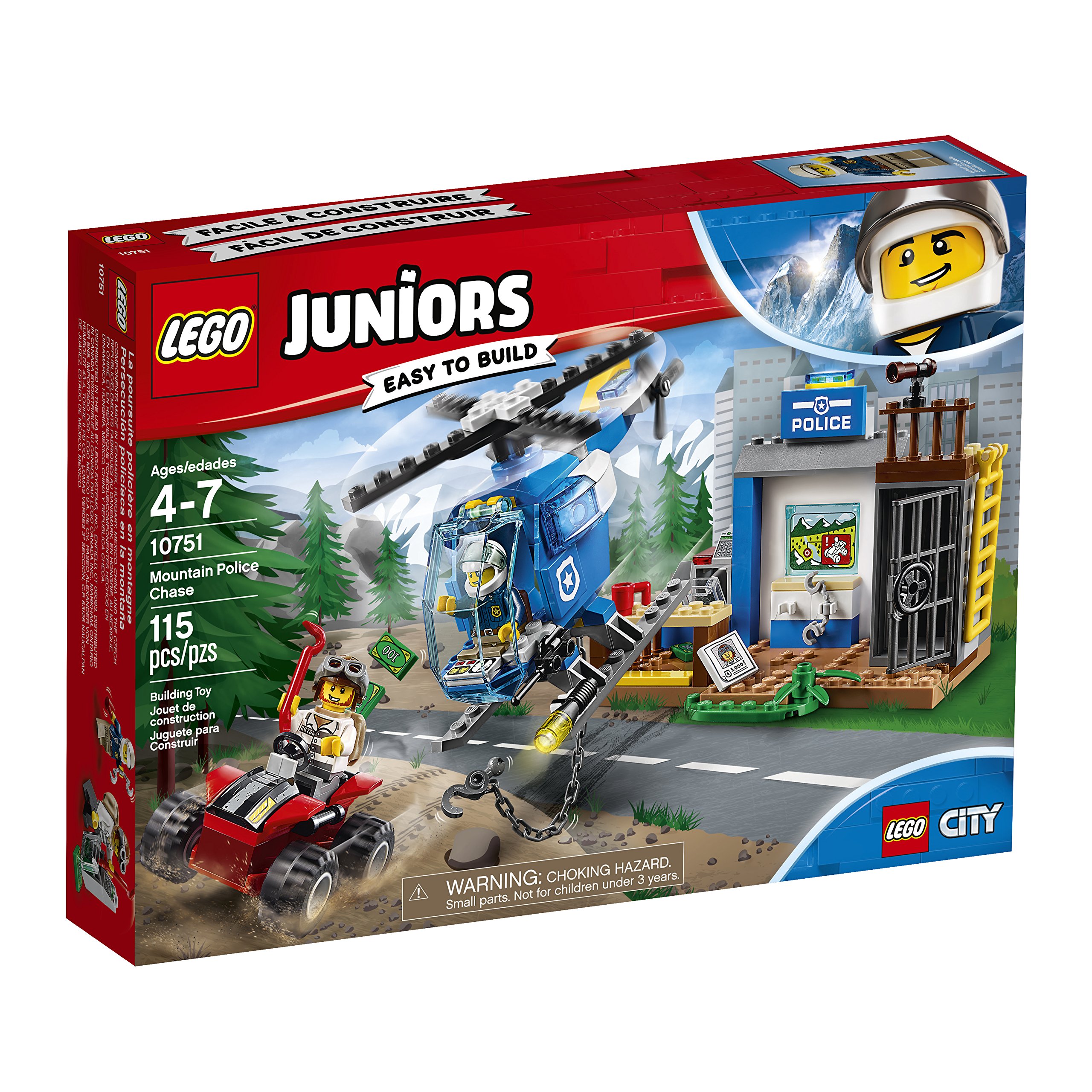 LEGO Juniors/4+ Mountain Police Chase 10751 Building Kit (115 Piece) (Discontinued by Manufacturer)