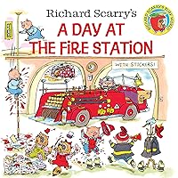 Richard Scarry's A Day at the Fire Station (Pictureback(R)) Richard Scarry's A Day at the Fire Station (Pictureback(R)) Paperback Kindle School & Library Binding