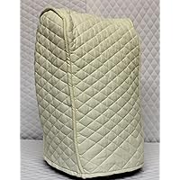 Cream Quilted Coffeemaker Cover