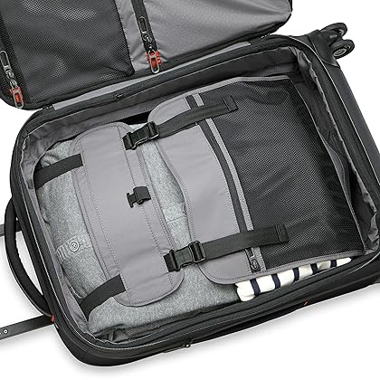 Briggs & Riley ZDX Luggage, Black, Carry-On 22 Inch