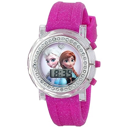 Accutime Kids Disney Frozen Digital LCD Quartz Wrist Watch with Strap, Cool Inexpensive Gift & Party Favor for Toddlers, Boys, Girls, Adults All Ages