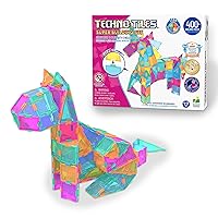 The Learning Journey: Techno Tiles Super Set - Pastel Edition 3D – STEM Building Construction Set- Educational 400+ Pieces – STEM Toys - Toddler Kids Toys & Gifts for Boys & Girls Ages 4 Years and Up