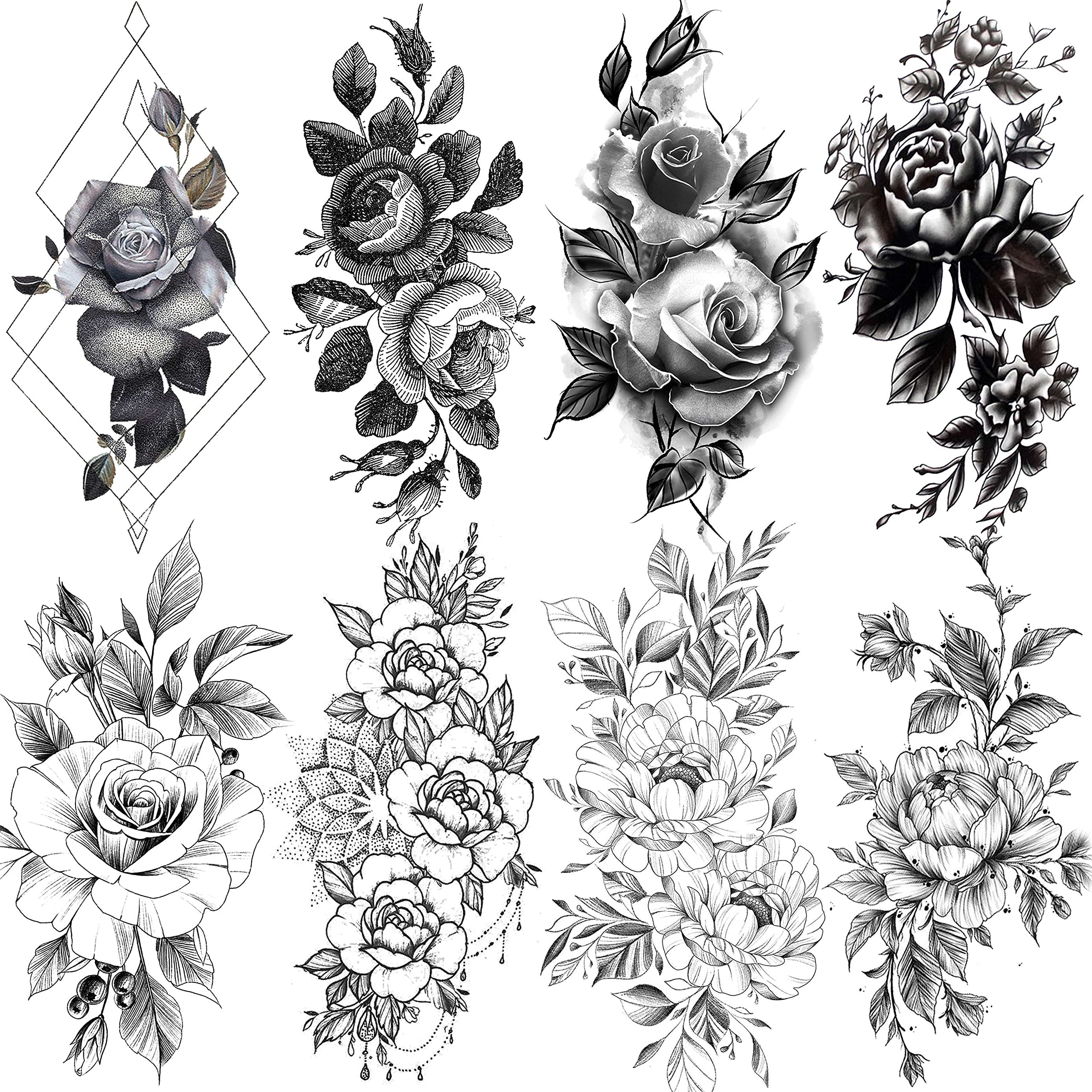 Premium Vector | Cute flower. hand-drawn sketch of blossom. black and white  botanical illustration, vector.