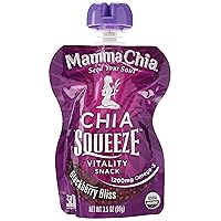 Mamma Chia Organic Blackberry Bliss Chia Squeeze Vitality Snack, 3.5 oz