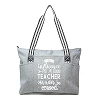 Brooke & Jess Designs Teacher Tote Bag for Work - Teacher Handbag Gifts for Women, Teacher Bag Best Teacher Appreciation Gift