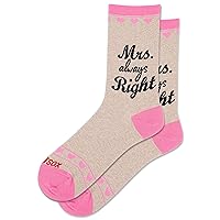 Women's Fun Wedding Bliss Crew Socks-1 Pair Pack-Cool & Cute Bride Novelty Gifts