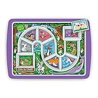 Dinner Winner, Enchanted Forest Kid's Dinner Tray - Award Winning - Picky Eater Solutions for Kids and Toddlers - Fun Mealtime - Divided Sections - Interactive Design - Dishwasher Safe