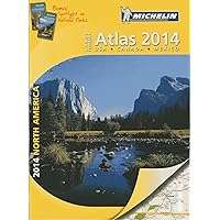 Michelin North America Large Format Atlas 2014 (Atlas (Michelin)) Michelin North America Large Format Atlas 2014 (Atlas (Michelin)) Paperback Spiral-bound